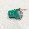 Đầu bấm cáp COM, RS232, DB9 chân cái