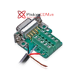 Đầu bấm cáp COM, RS232, DB9 chân cái hd link