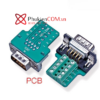 Đầu bấm cáp COM, RS232, DB9 Male