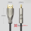 dây cáp hdmi 2.0 4khdr 60hz full hd ugreen kích thước nhỏ gọn
