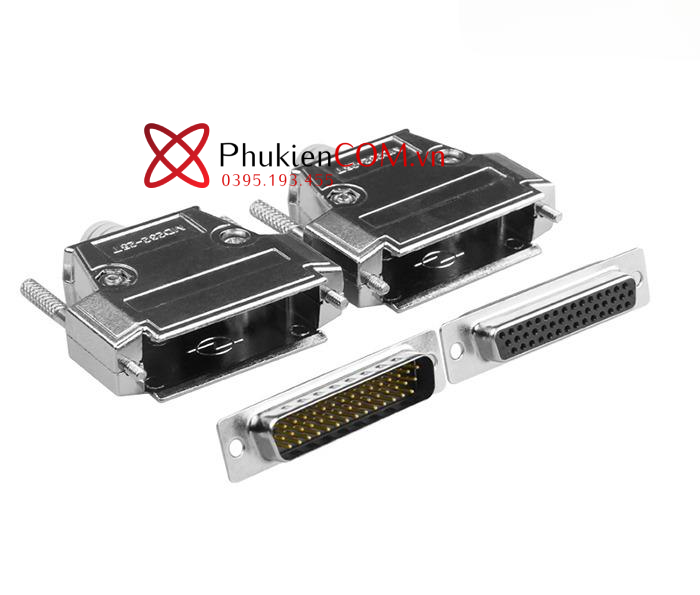 Đầu hàn DB44 Male (Chân Đực) dạng hàn Kèm Vỏ Ốp Kim Loại