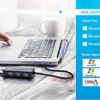 Cáp chia USB 3.0 3Port kèm cổng Ethernet LAN 1000Mb Ugreen 20265