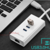 Cáp chia USB ra 3 USB 3.0 kèm LAN 1000 Gigabit Ugreen 20260