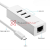 Cáp chuyển đổi Thunderbolt 3 ra 3 USB 2.0, LAN 100Mb Ugreen 20792