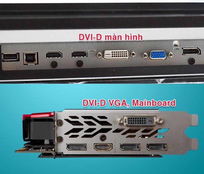 khe ổ cắm DVI-D