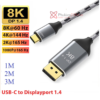 Cáp USB-C Thunderbolt 3/4 sang Displayport 1.4 8K60hz 4K144hz