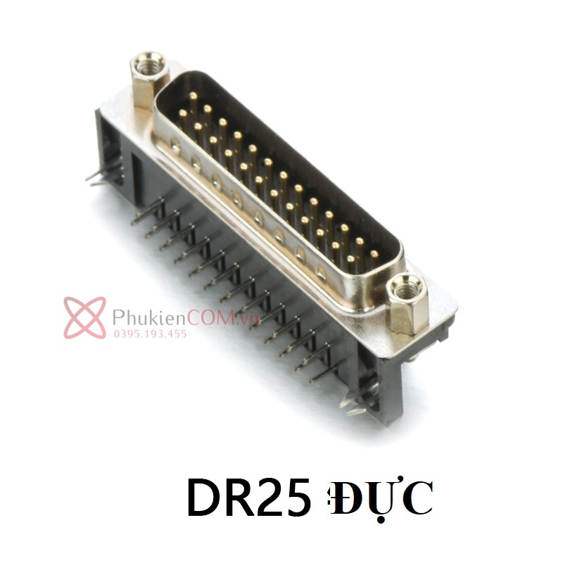 đầu hàn chân cong DB25 chân đực