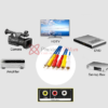 Cáp AV RCA 3 đầu hoa sen (2 đầu âm thanh và 1 đầu hình ảnh).