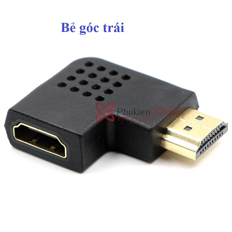 đầu giắc nối HDMI bẻ góc trái