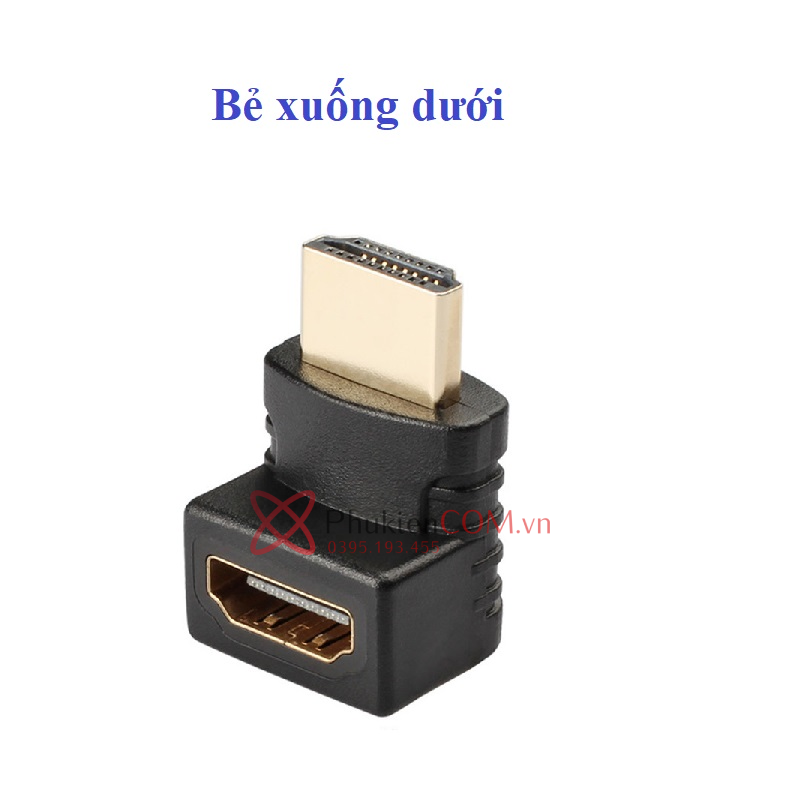đầu giắc nối HDMI bẻ xuống