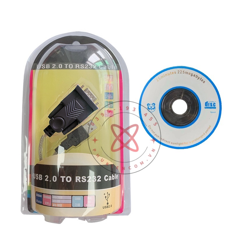 Cáp USB sang Serial
