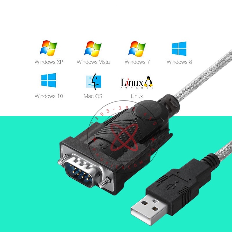 Cáp USB sang Serial chân đực