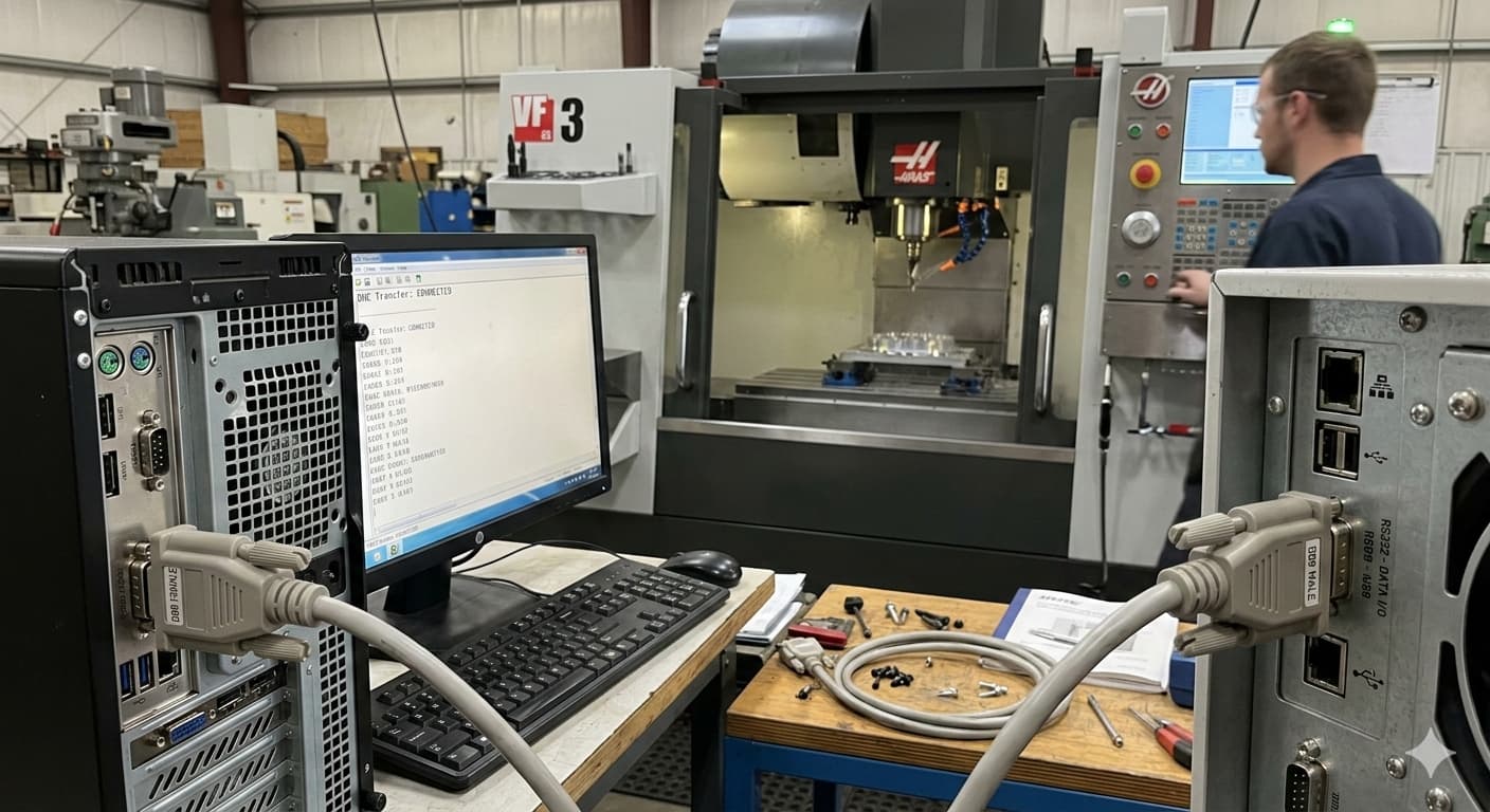 Dây cáp điều khiển RS232 DB9 kết nối máy CNC