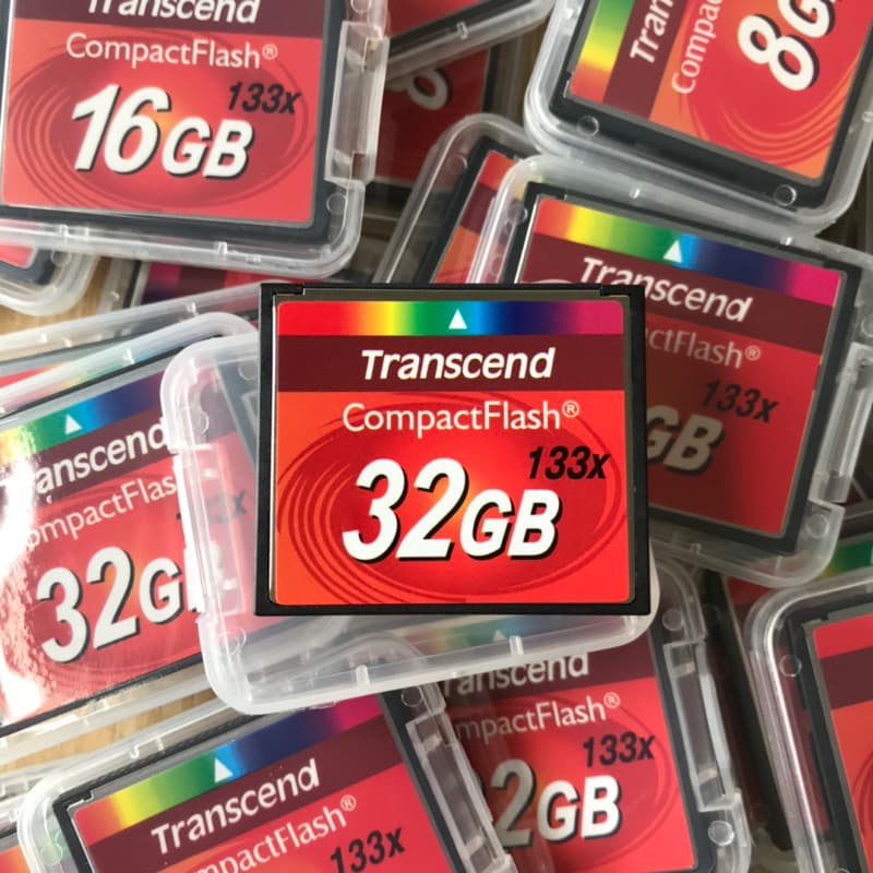 Thẻ nhớ CF 32GB Transcend 133x máy CNC công nghiệp chính hãng