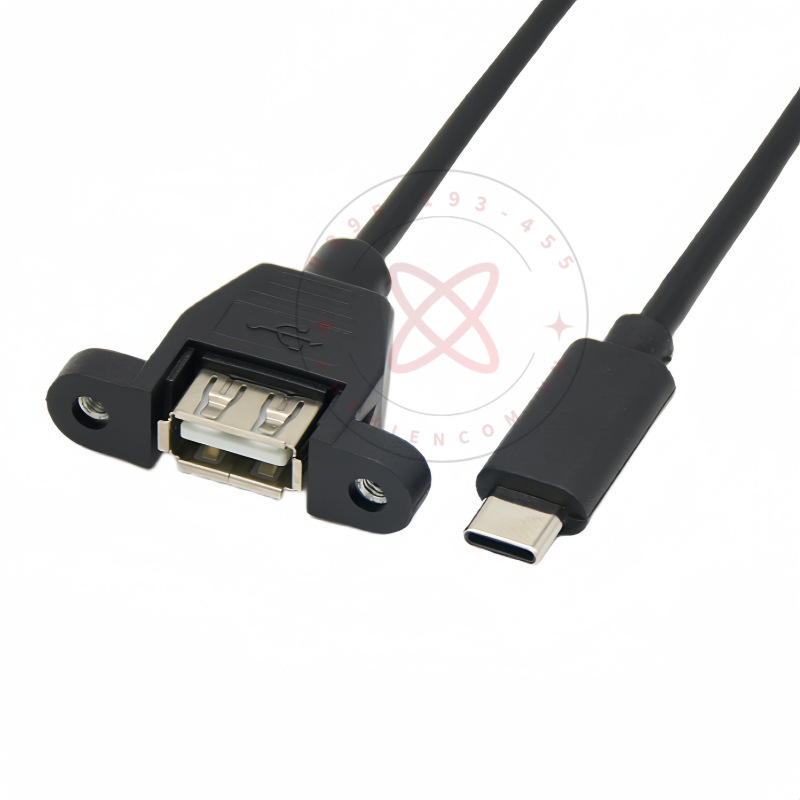 Dây cáp USB 2.0 đầu bắt vít sang Type C
