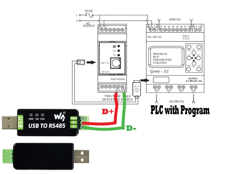 Bộ chuyển đổi USB sang RS485.