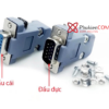 Đầu hàn cáp VGA Dsub 15pin Male chân đực kèm vỏ ốp