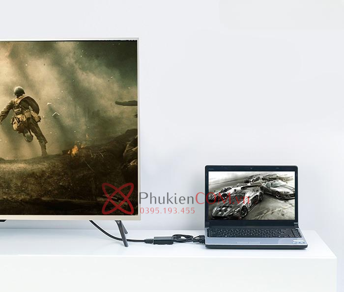 Cáp chuyển đổi VGA Audio to HDMI adapter Ugreen 40213