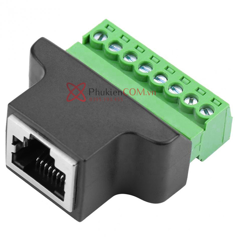 Đầu giắc cái RJ45 sang 8P8C Terminal Block