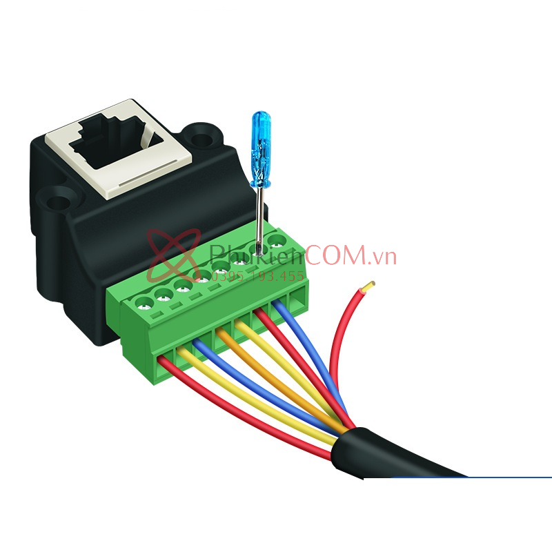 Đầu giắc cái RJ45 sang 8P8C Terminal Block