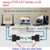 hướng dẫn cách nối Đầu nối dây mạng LAN RJ45 dùng song song 2 cổng
