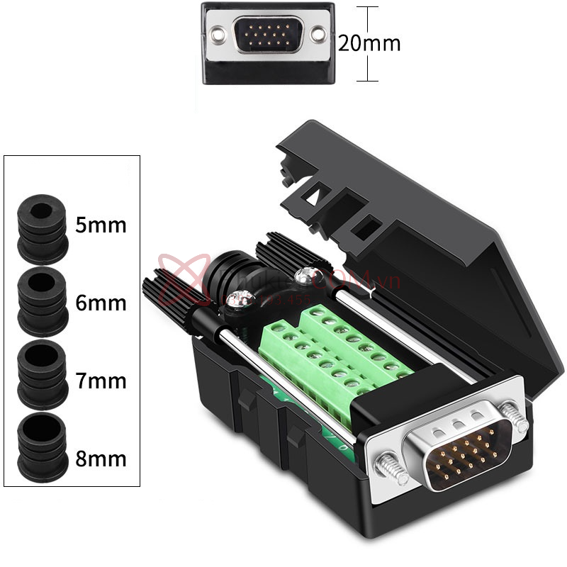 Đầu nối DB15 VGA 3+9