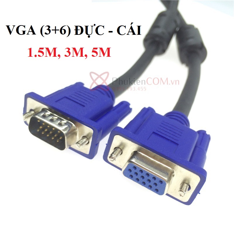 Cáp VGA ĐỰC SANG CÁI 