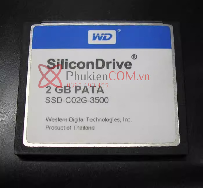 Cf Card Used SiliconDrive WD 512MB PATA Compact Flash Card - Great For ...