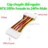 Cáp nguồn ATX 20pin female to 24pin male